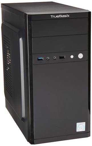 [R-TB-05001] GABINETE PARA COMPUTADORA TRUE BASIX TB-05001, ATX, MICRO-ATX, MINI-ITX, COLOR NEGRO R-TB-05001