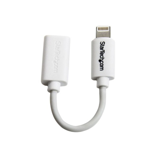 [USBUBLTW] CABLE STARTECH USBUBLTW, ADAPTADOR, USB, CABLE LIGHTNING, COLOR BLANCO   USBUBLTW