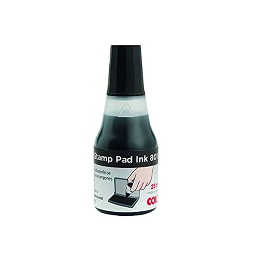 [801N] TINTA BARRILITO 801N TIPO GOTERO PARA COJÍN 25ML COLOR NEGRO801N