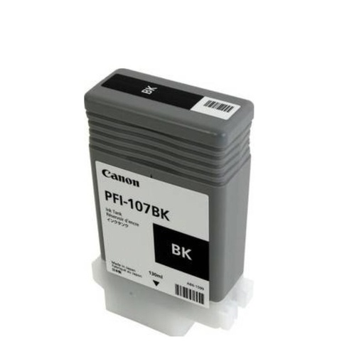 [6705B001AA] TANQUE TINTA CANON PFI-107BK, COLOR NEGRO,130ML    6705B001AA  