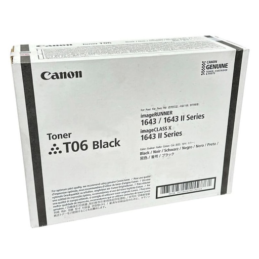 [3526C001AA] TONER CANON T06, LASER, NEGRO, 20500 PAGINAS     3526C001AA 