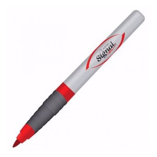 [30002PZA] MARCADOR PERMANENTE AZOR SIGNAL FINO PUNTA BALA COLOR ROJO 30002PZA 
