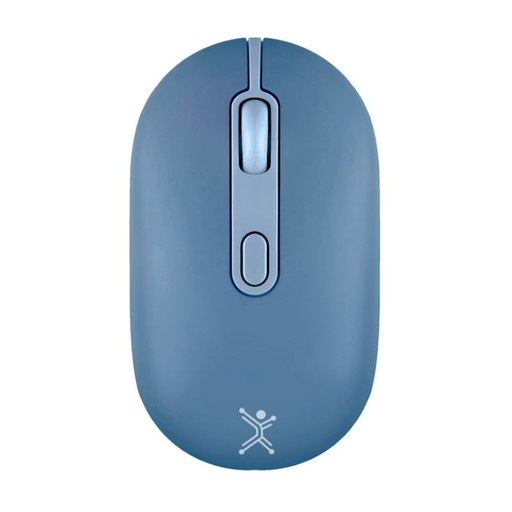 [PC-045250] MOUSE PERFECT CHOICE PC-045250, RECARGABLE,  2.4GHZ+BT CLIC SILENCIOSO, COLOR AZUL     PC-045250