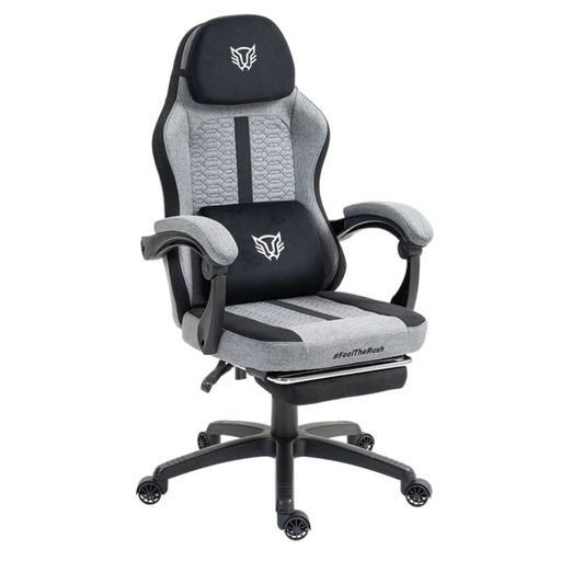 [BR-940757] SILLA GAMING FORCE PLUS Z1 BALAM RUSH NOVA SERIES SILLA GAMER, INCLINACIÓN HASTA 135°, SOPORTE HASTA 150 KG, COLOR GRIS     BR-940757