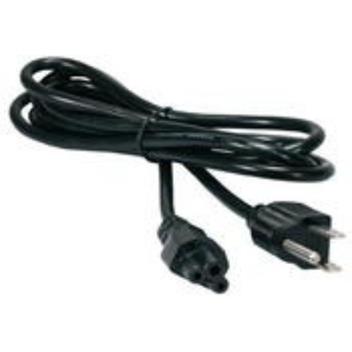 [348591] CABLE CORRIENTE MANHATTAN PARA LAPTOP TRIPLE COLOR NEGRO     348591