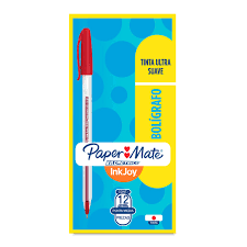 [LA3532] BOLIGRAFO PAPER MATE KILOMETRICO COLOR ROJO DE PUNTO MEDIANO 1.0 MM TIPO DE BARRIL TRIANGULAR,LA3532 PIEZA