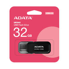 [AUV240-32G-RBK] AUV240-32G-RBK    MEMORIA USB 2.0 DE 32GB ADATA UV240, NEGRO, 32 GB, USB 2.0