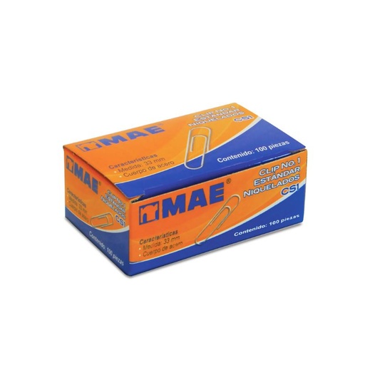 [7502212171132]  CLIP JUMBO ESTANDAR NIQUELADOS CSJ MAE 7502212171132 