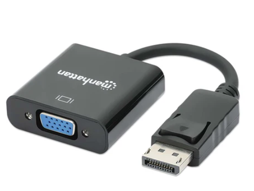 [151962] ADAPTADOR DISPLAYPORT A VGA MANHATTAN MACHO-HEMBRA 151962