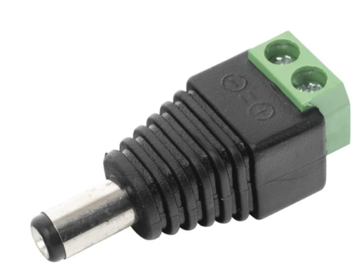 [JR-52] ADAPTADOR MACHO EPCOM JR-52 TIPO JACK DE 3.5 MM POLARIZADO DE 12 VCC / TERMINALES TIPO TORNILLO / POLARIZADO (+/-) / IDEAL PARA CÁMARAS DE VIDEO VIGILANCIA JR-52