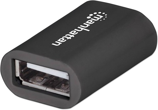 [406192] ADAPTADOR MANHATTAN MOD IMPORT OTG USB, MICRO-USB A - USB A, COLOR NEGRO 406192