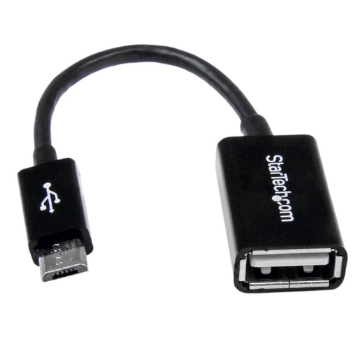 [UUSBOTGADAP] ADAPTADOR STARTECH MOD UUSBOTG MICRO USB A USB A, MACHO/HEMBRA OTG, PARA TABLETS Y SMAERTPHONES UUSBOTGADAP